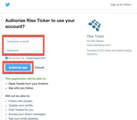 adding real time twitter ticker to website