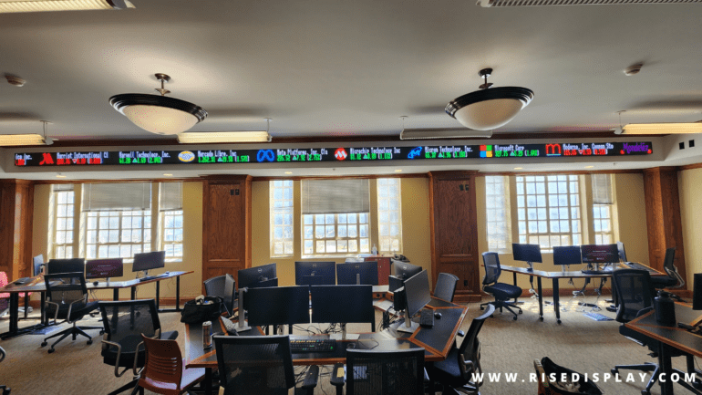 University of Oklahoma Price College of Business 48 Pixel Stock Ticker