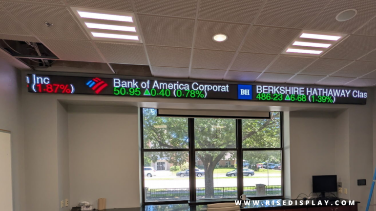 Austin College 64 Pixel Finance Ticker