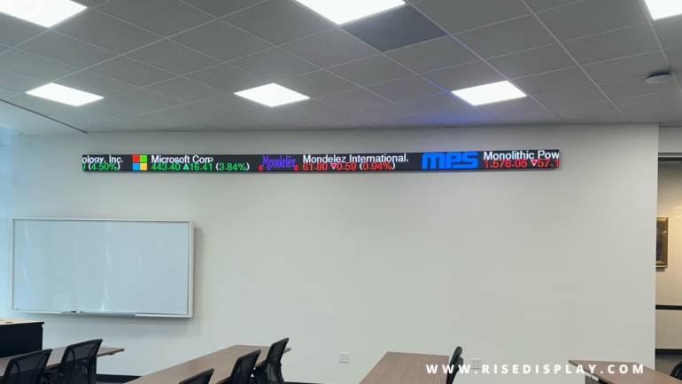 Marywood University 48 Pixel Finance Ticker