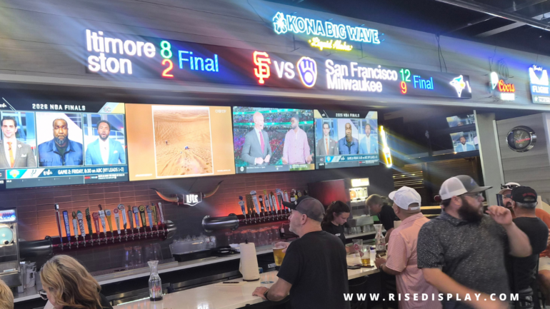 Wings, Pizza n Things 64 Pixel Sports & Finance Ticker
